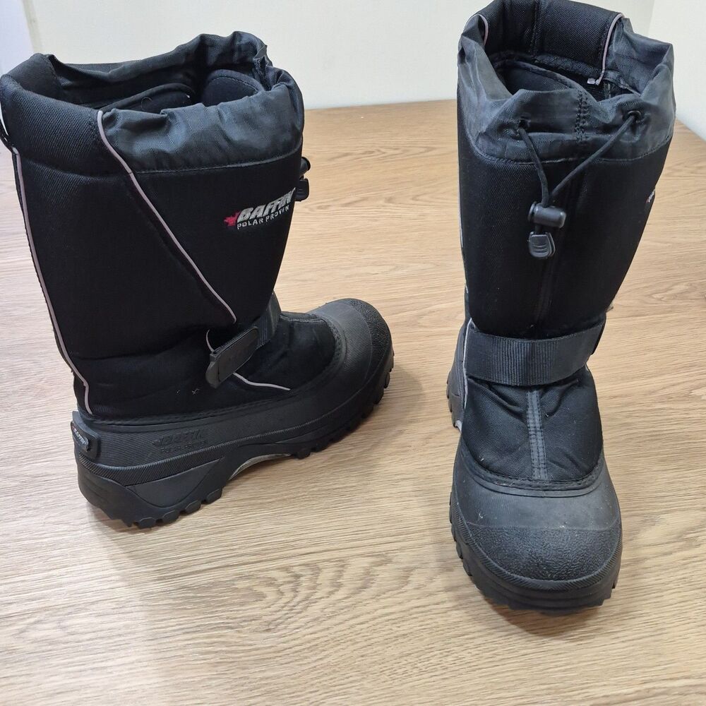 Baffin Polar Proven Men Tundra Size 13 Black Boot -40 F/C Rating Removable Liner